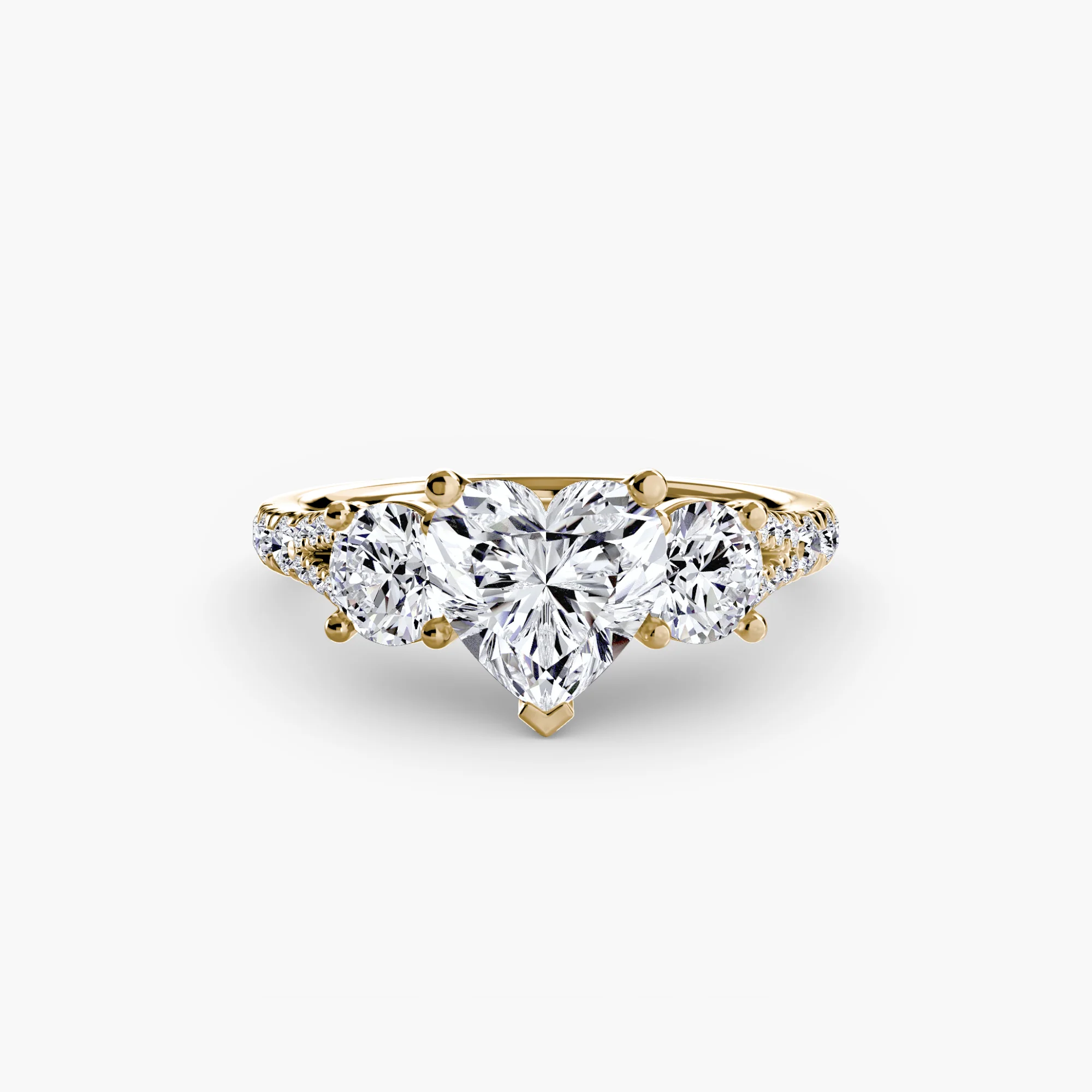 Three-Stone with Pavé Band 3 - Image 18