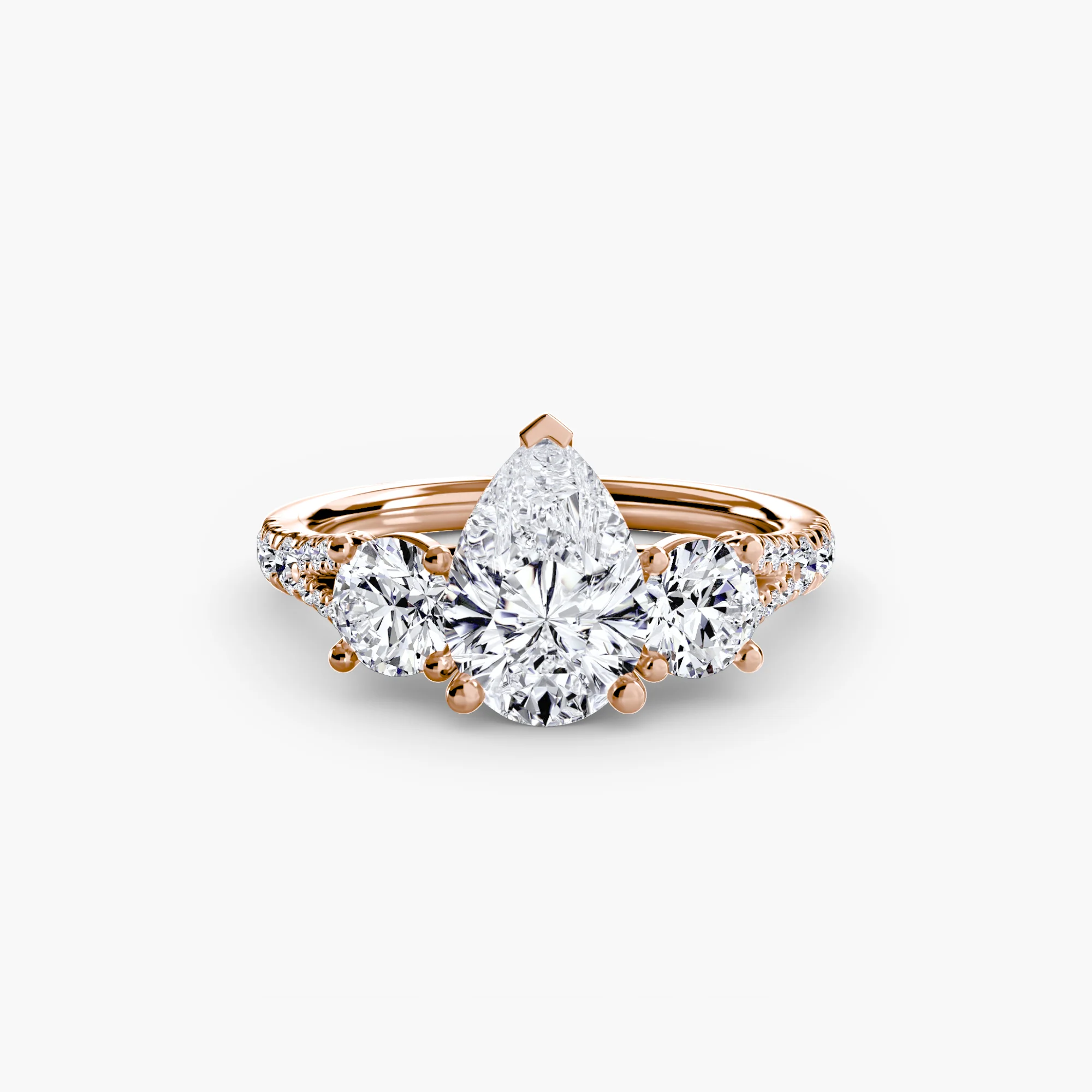 Three-Stone with Pavé Band 3 - Image 56