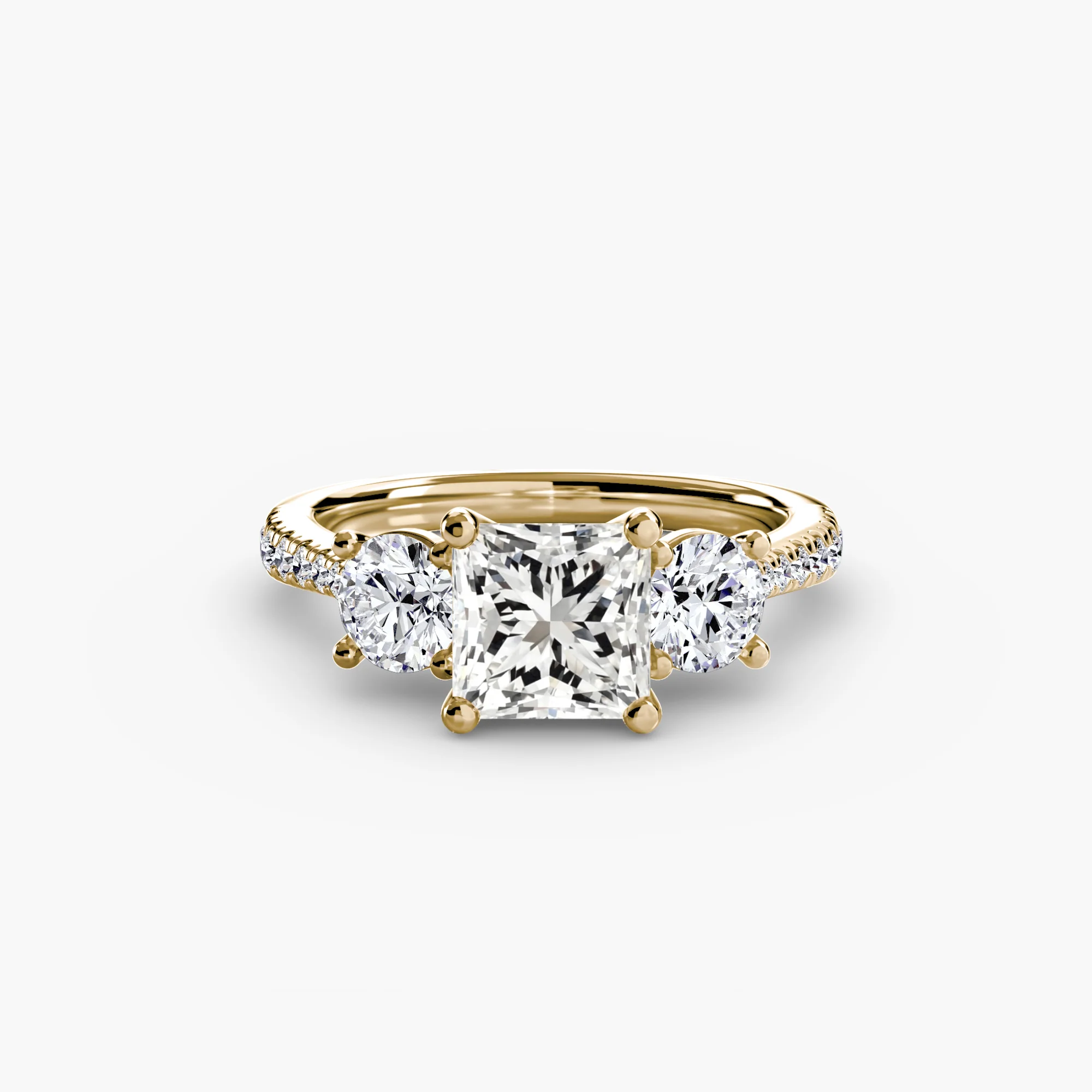 Three-Stone with Pavé Band - Image 43