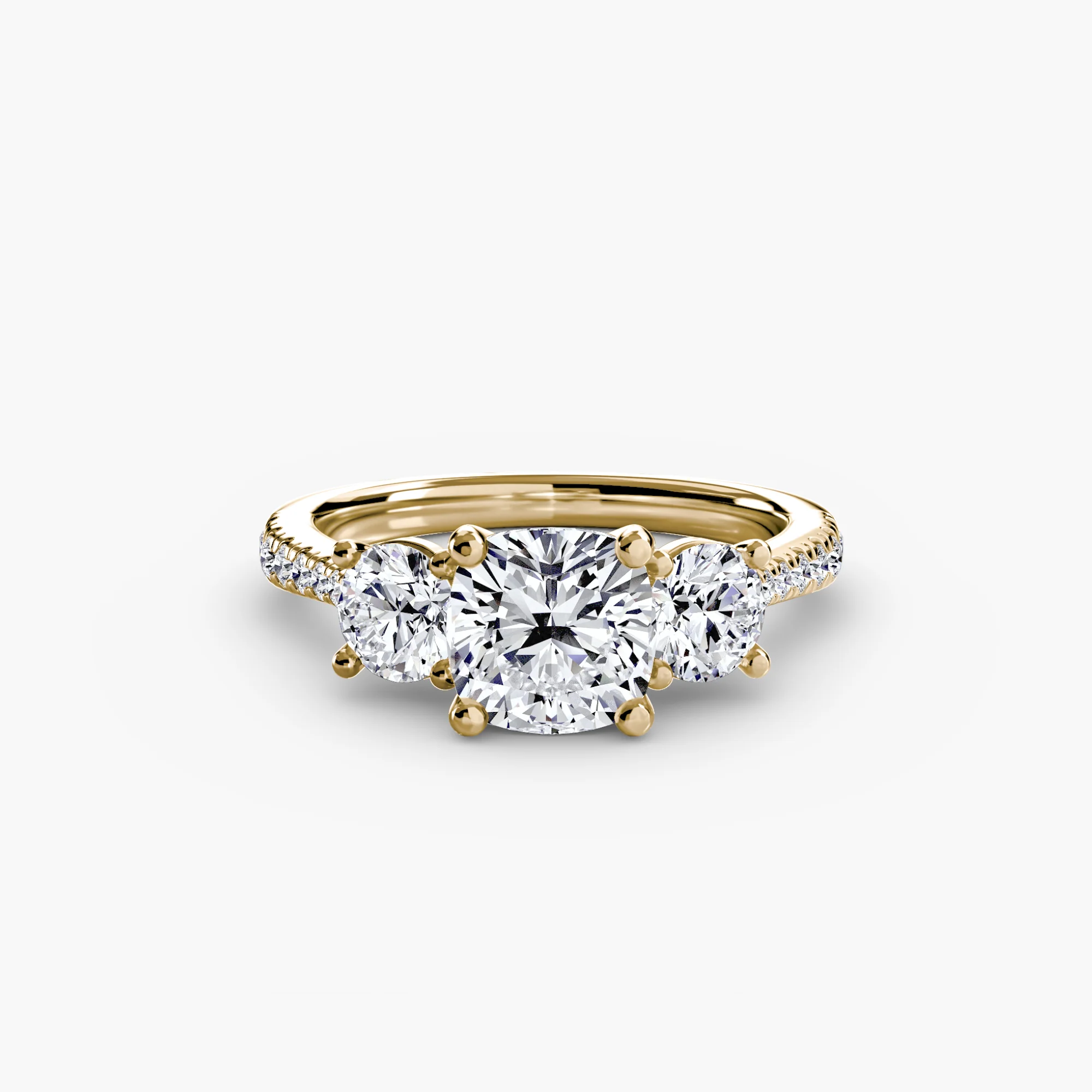 Three-Stone with Pavé Band - Image 44