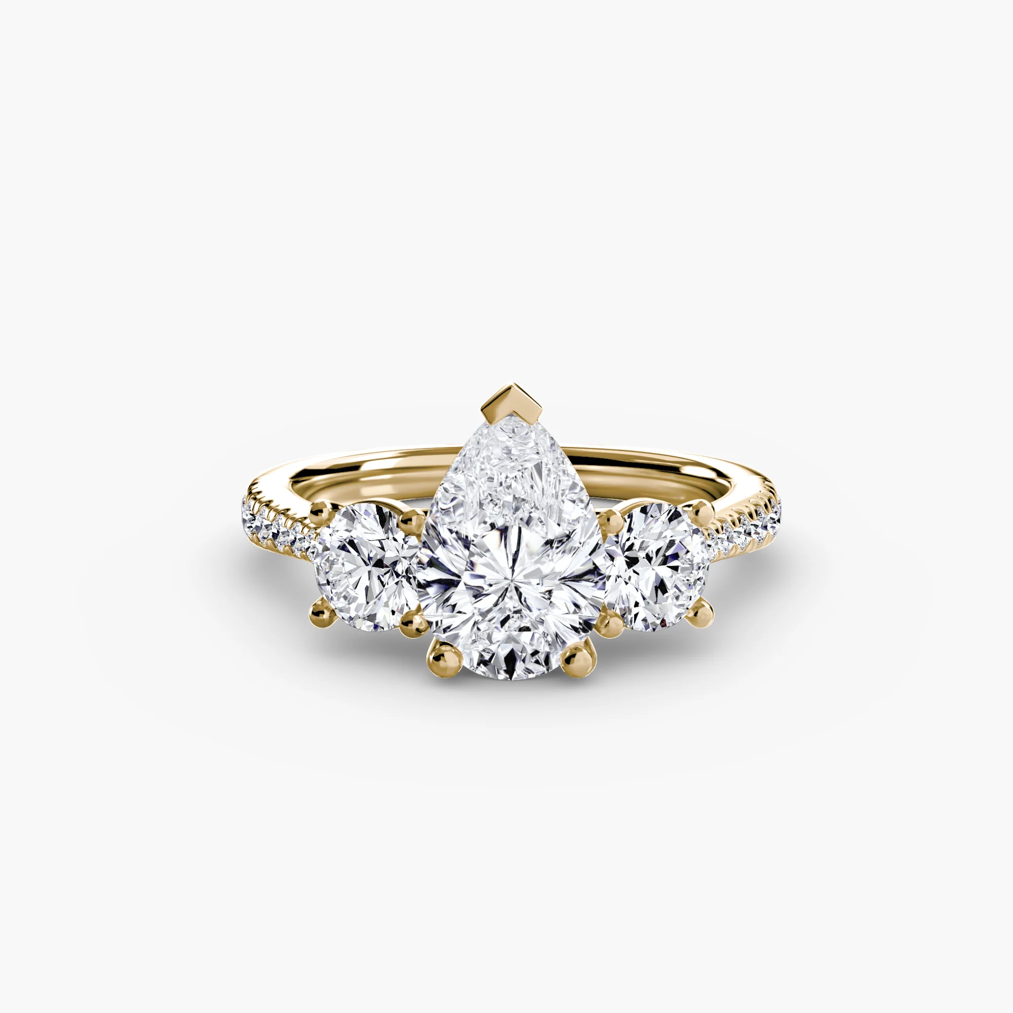 Three-Stone with Pavé Band - Image 46