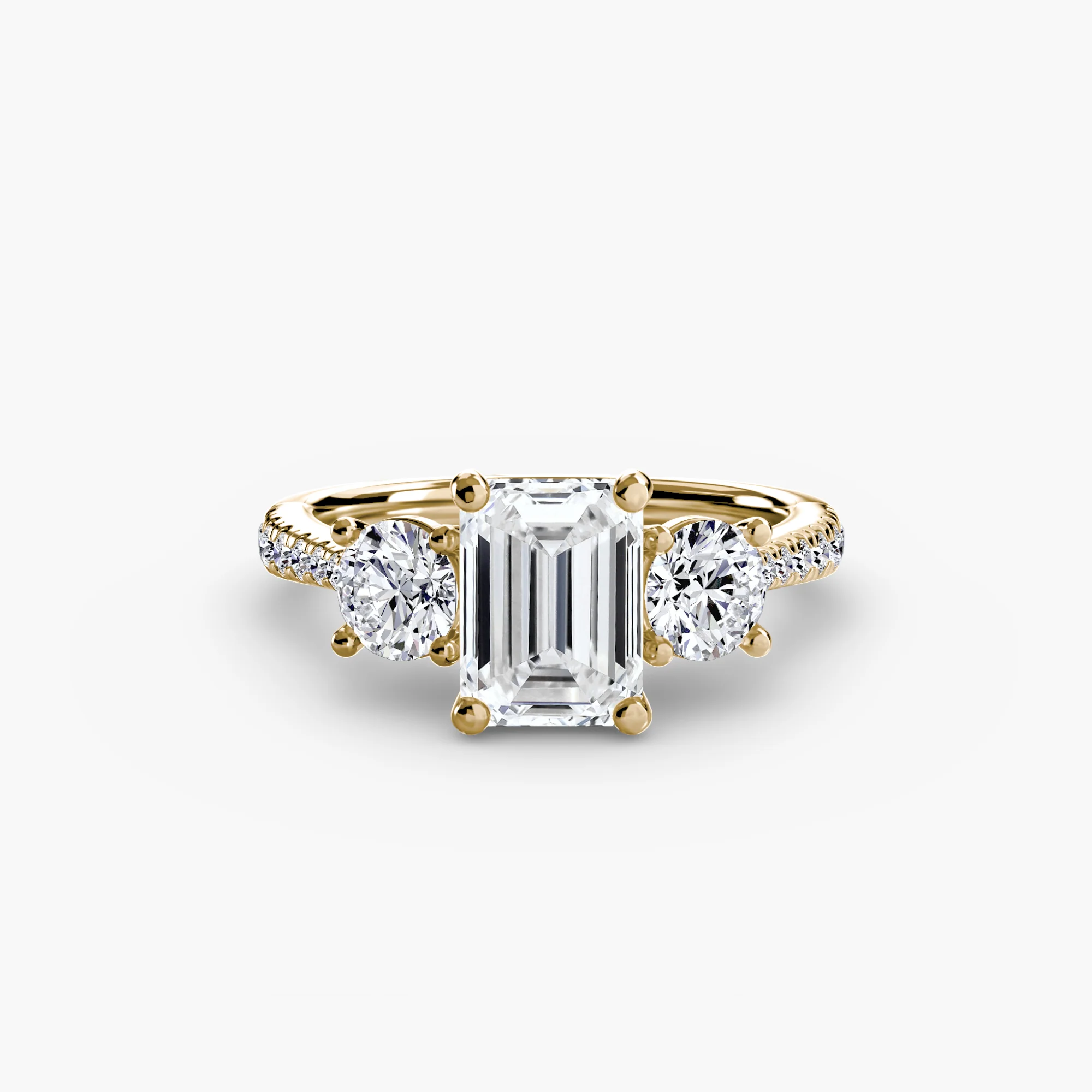 Three-Stone with Pavé Band - Image 47