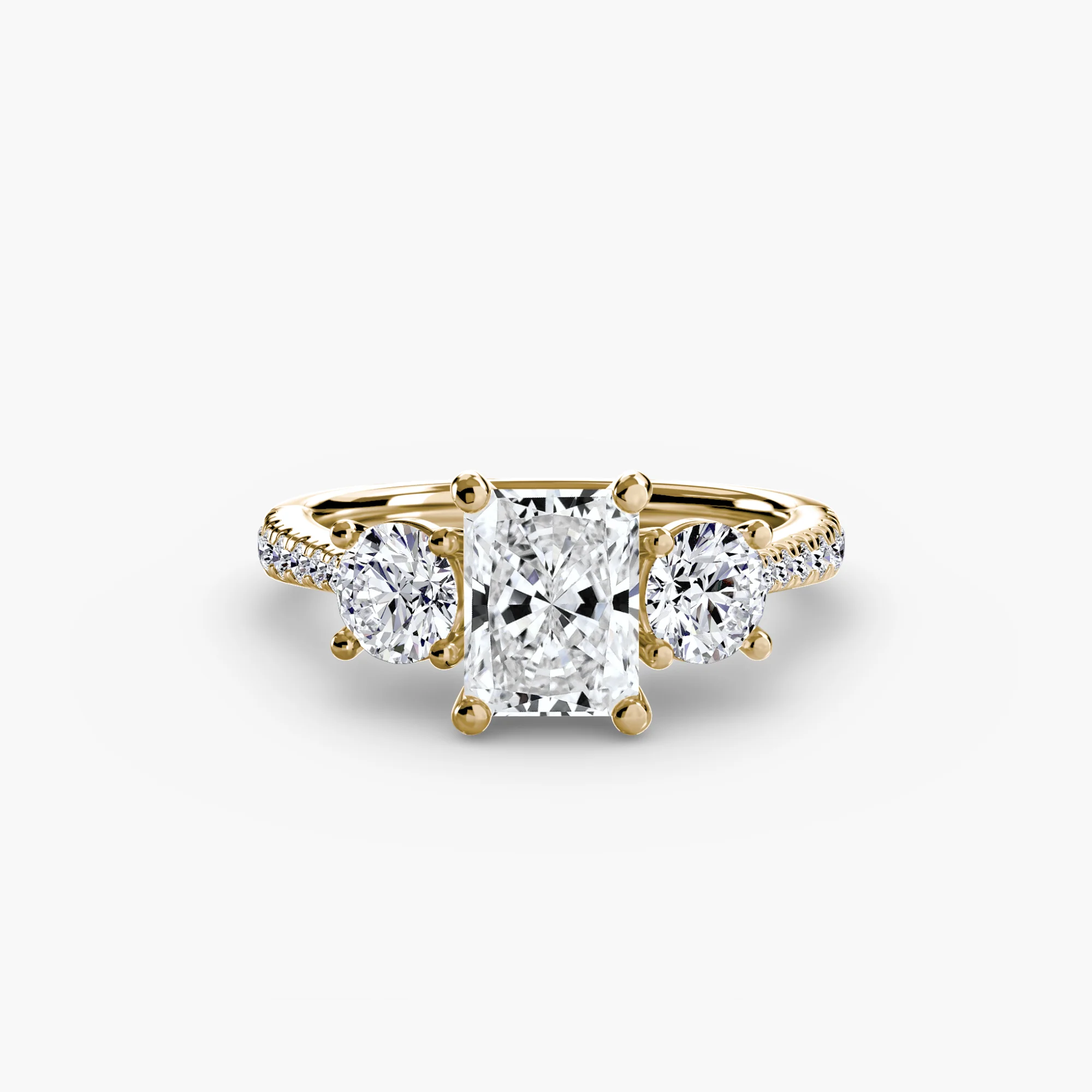 Three-Stone with Pavé Band - Image 49