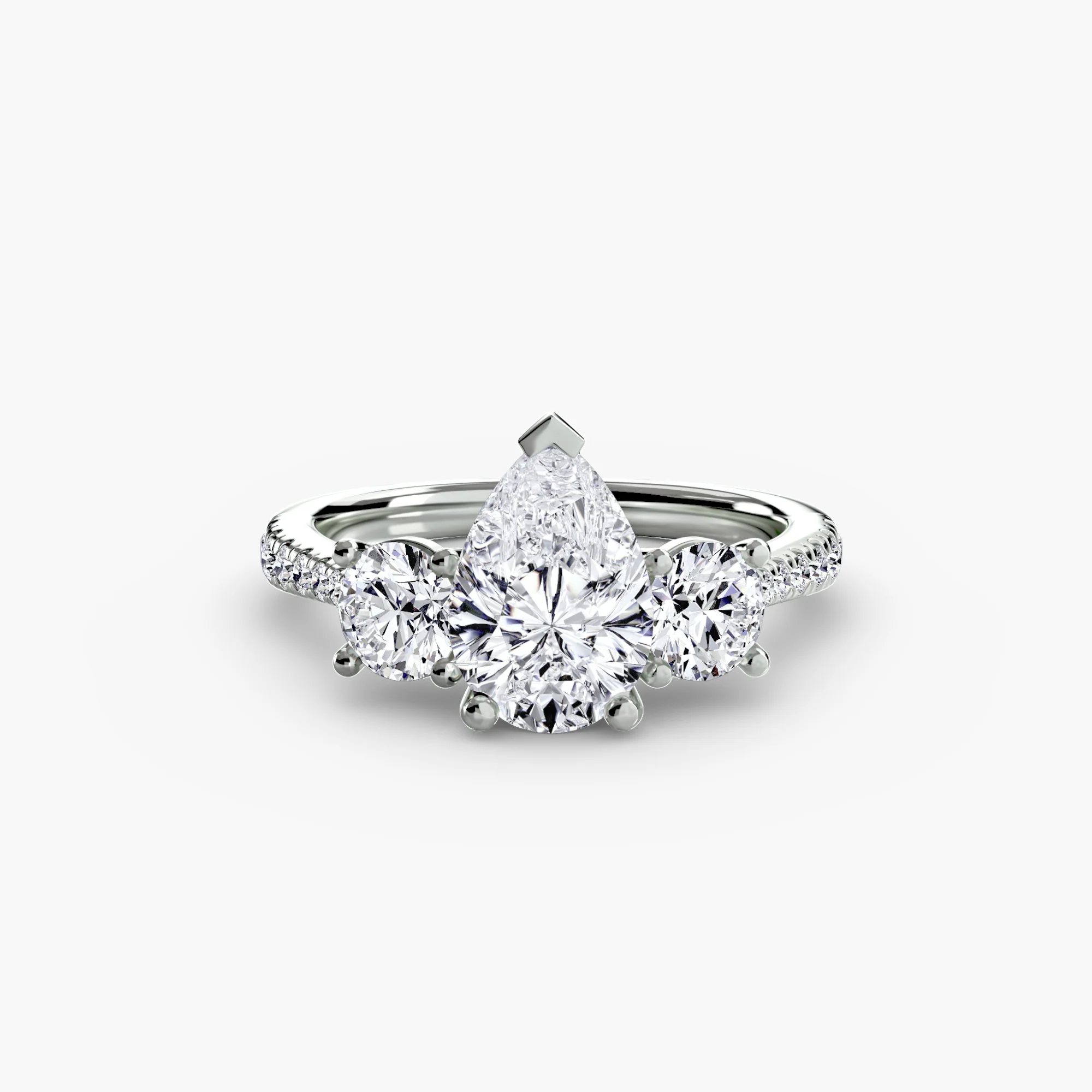 Three-Stone with Pavé Band - Image 66