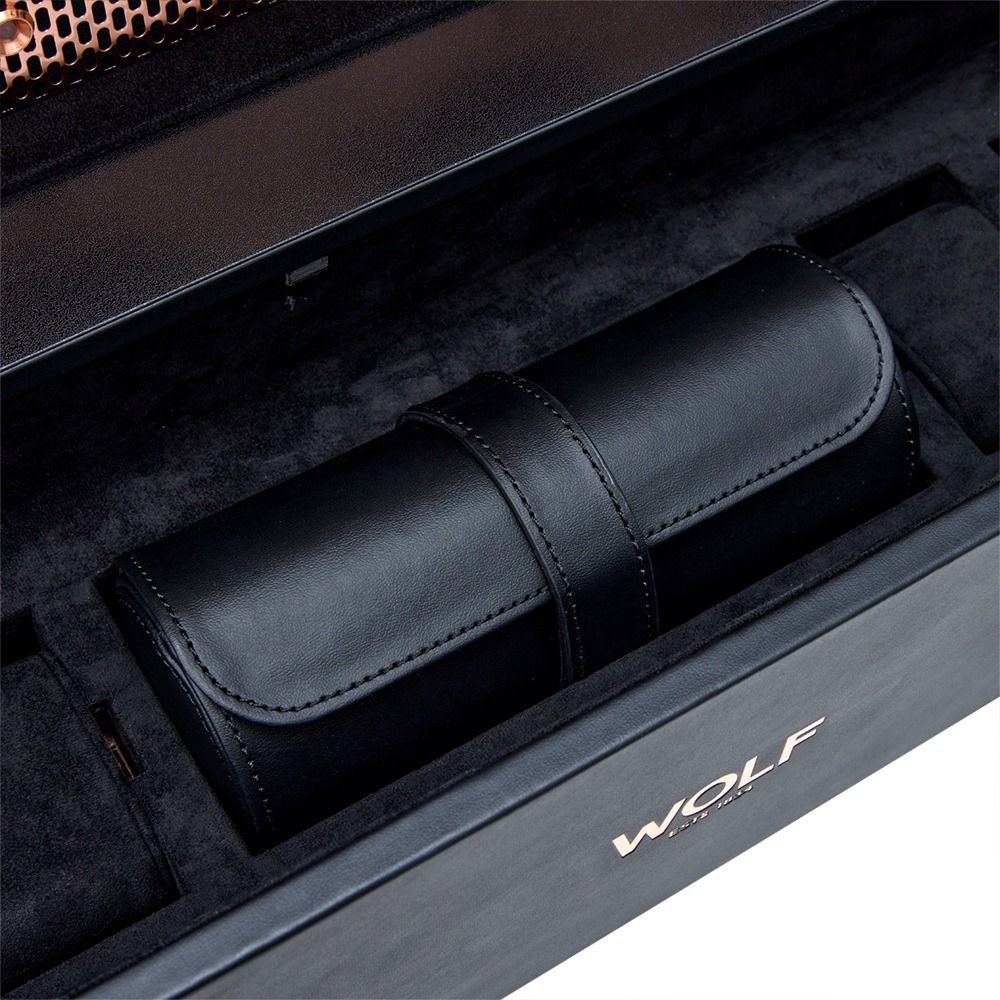 WOLF Powder Coat 12 Piece Watch Winder Cabinet | Copper - Image 6